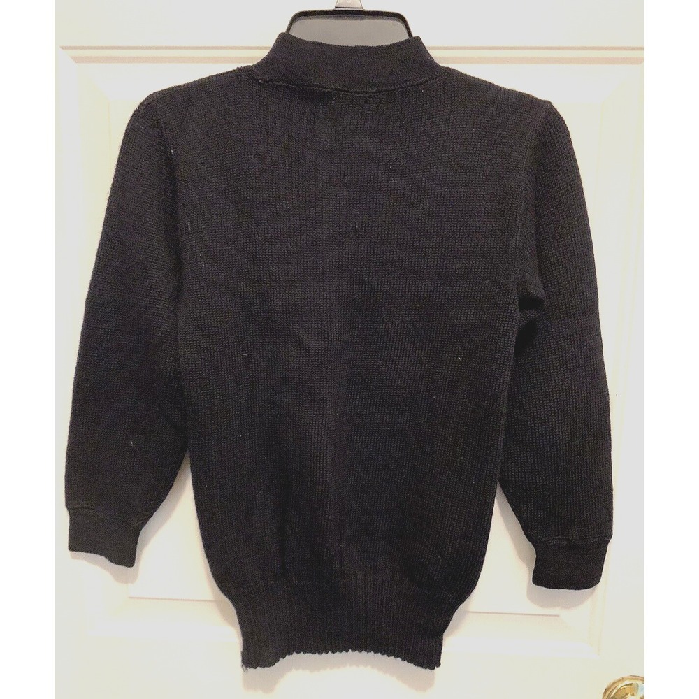 Vintage U.S. NAVY Military Issue Sweater‎ N140-62236s-20884E Blue Size 34 1960s